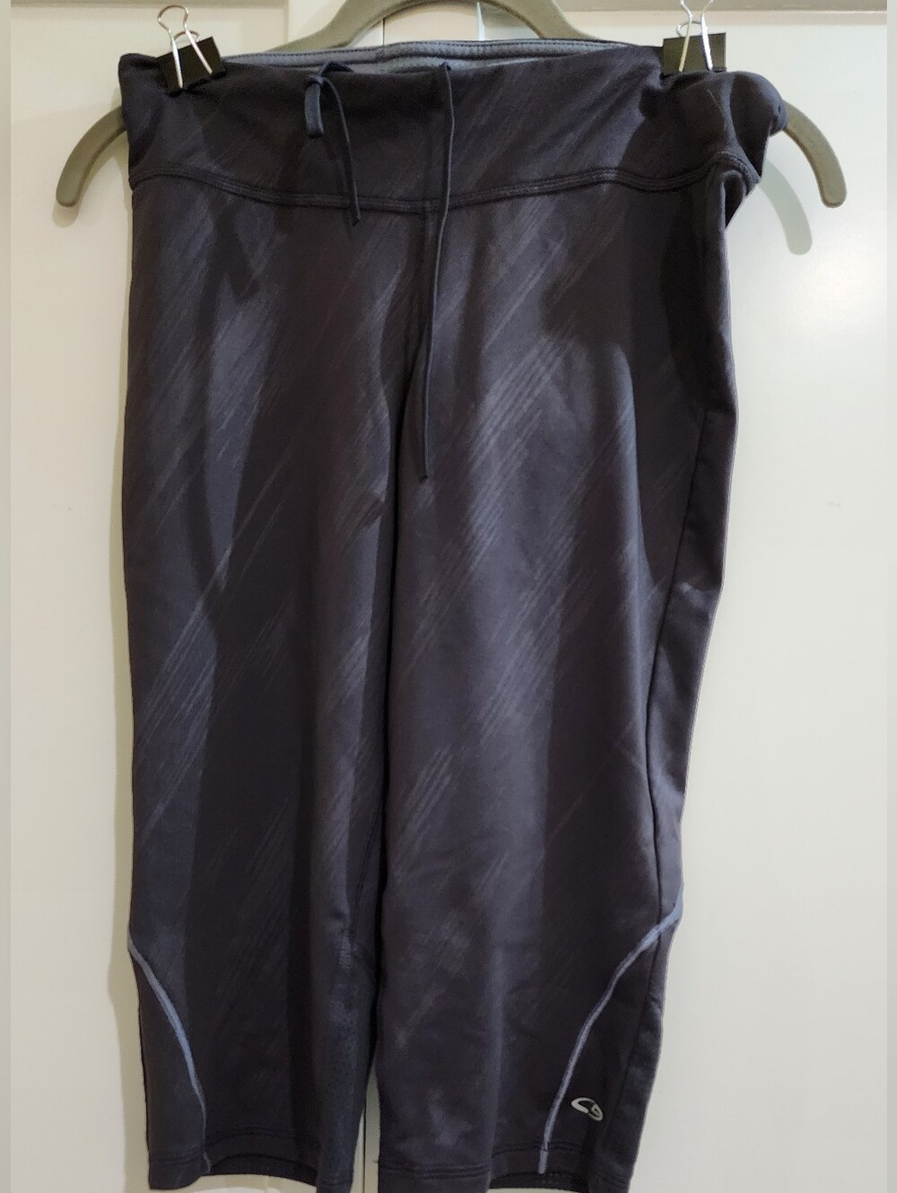 Dark Charcoal Athletic Capri Leggings